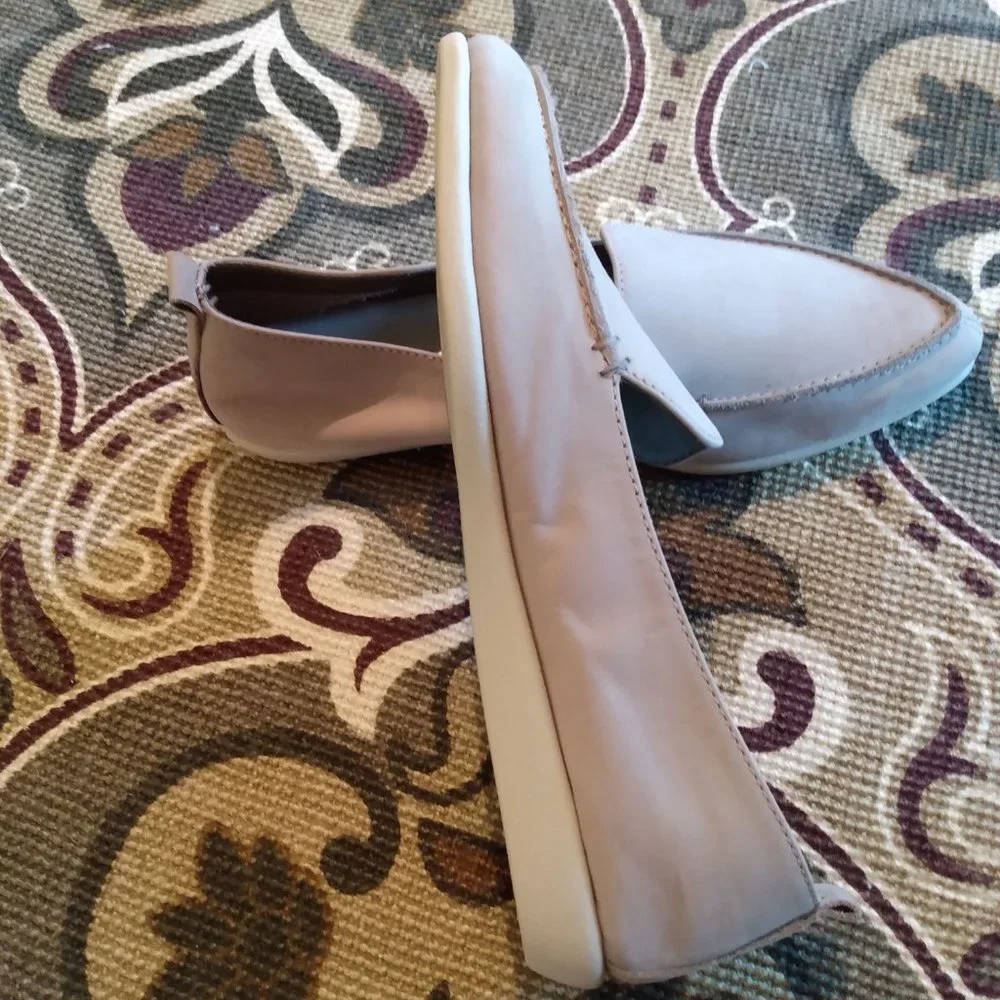 New Studio Flex Tan Leather Loafers Size 11 - Picture 7 of 8